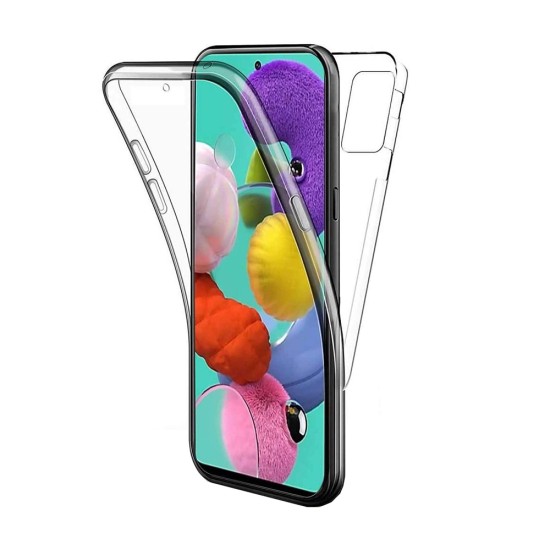 Funda de Silicona 360º para Samsung Galaxy A71 Transparente